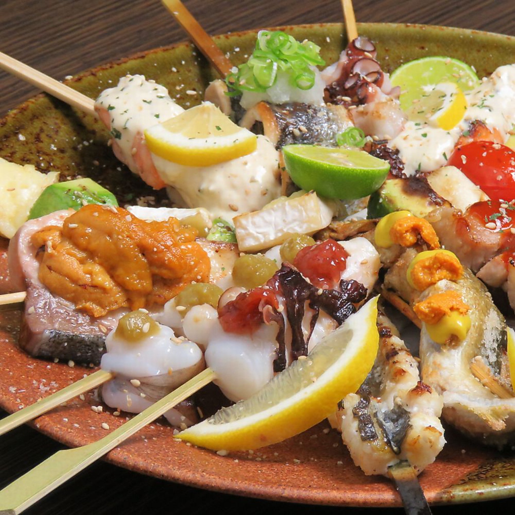 ＫＯＨＫＯＨ別邸名物『やきうお串』