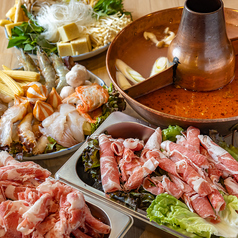 ハラールマーラータン 京都木屋町のコース写真