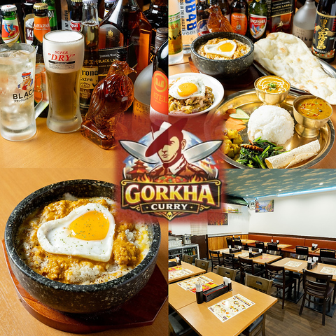 本格アジアンカレーと多彩な料理を堪能できるダイニング