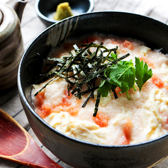 生湯葉の明太とろろご飯