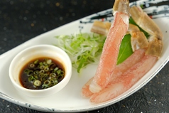 ズワイかに刺し