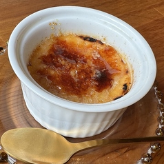 自家製クリームブリュレ