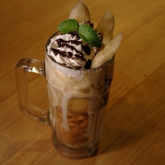 ジョッキdeチョコバナナパフェ