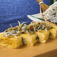しらすたっぷり海苔のだし巻き玉子
