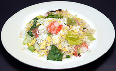 エビとレタスのチャーハン