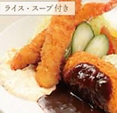 エビフライ&カニクリームコロッケ ディッシュ