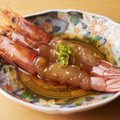 料理メニュー写真 頭つき酔っ払い海老一尾
