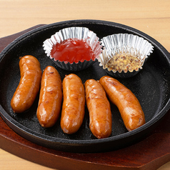 【肉料理】ウインナー鉄板焼き(五本)