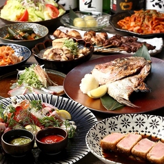 炭と海鮮と串焼きと肴 とっとっと 神戸三宮店のコース写真