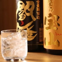種類豊富な焼酎・日本酒をご用意しております！