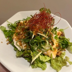 低温蒸し鶏の香味油淋