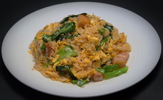 チャーシューとレタスのチャーハン