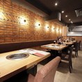 デートなどでも使えるお席もご用意しております。