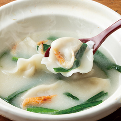 もちもち食感の鶏白湯炊き餃子/いかチヂミ 各