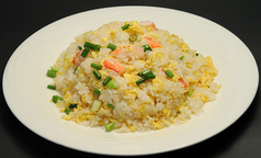 カニネギチャーハン