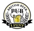 BRITISH BEER PUB 1PINT ブリティッシュビアパブワンパイントのロゴ