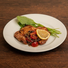 清流鶏のコンフィ トマトタプナード