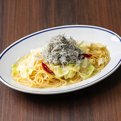 しらすとキャベツのペペロンチーノ