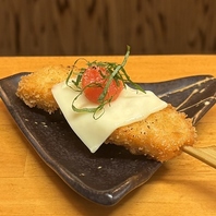 種類豊富なここでしか味わえない創作串カツ