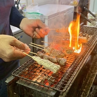 じっくり丁寧に焼き上げた種類豊富な串焼きが自慢◎