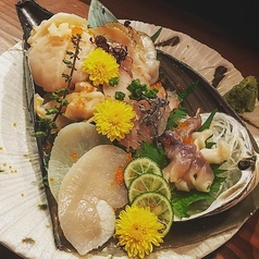 東京シェル石魚のコース写真