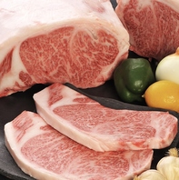 鉄板焼き以外にも和牛の低温調理等こだわりの逸品！