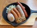 料理メニュー写真&nbsp;ソーセージ　バラエティ盛り　ハーフサイズ