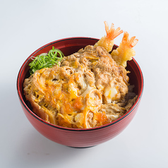 海老天玉子とじ丼