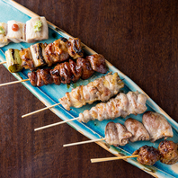 備長炭で焼き上げる本格派