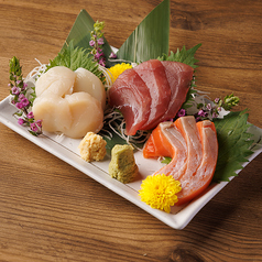 本日のお造り3種盛り