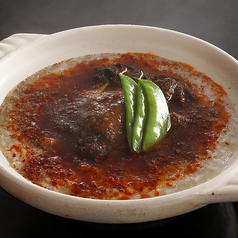 【10月～3月限定】　牛肉のピリ辛雑炊