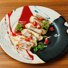 マグロとカマンベールチーズの炙り