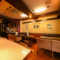 どこかほっと落ち着くアットホームな空間でのんびりと♪