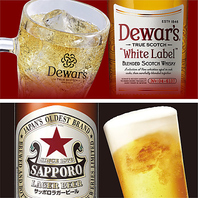 アルコールもご用意しております！