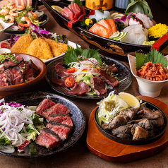完全個室 地鶏焼き鳥×築地海鮮&国産牛もつ鍋 和み屋 新橋総本店のコース写真
