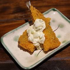 アジフライの島らっきょうタルタル(1匹)