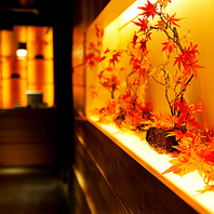 ご利用人数に合わせて最適なお席へご案内！