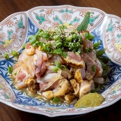 鶏のタタキポン酢