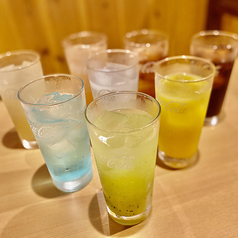 カルピスソーダ/ラムネソーダ/白桃おろしソーダ