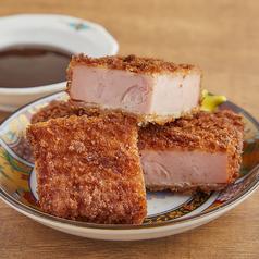肉屋の厚切りハムカツ