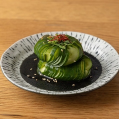 蛇腹きゅうりの一本漬け