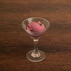 赤葡萄のソルベ