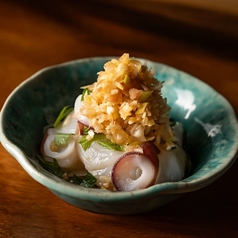 水タコぶつ切り香味ダレ