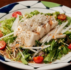 シャキシャキ！じゃこのゴマポンサラダ　各