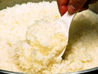 お米は山口県産こしひかりを使用。