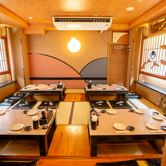 2～6名様までご利用いただける個室席を最大6名様×2ご用意