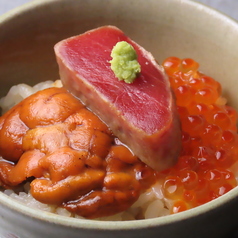 ウニ・イクラ・マグロ丼