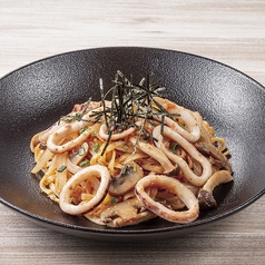 和風イカ明太パスタ