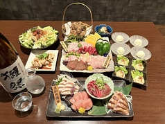 地鶏焼肉 鶏重のコース写真