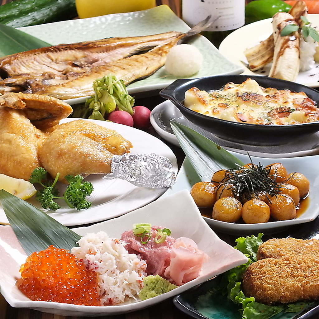 お酒に良く合う酒肴からご飯物・デザートまで、多彩なお料理を取り揃えております。